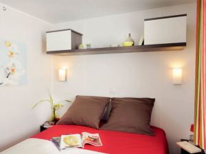 Room double bed mobile home 4 people 2 soleils