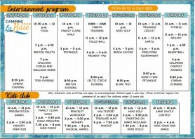 entertainment program campsite
