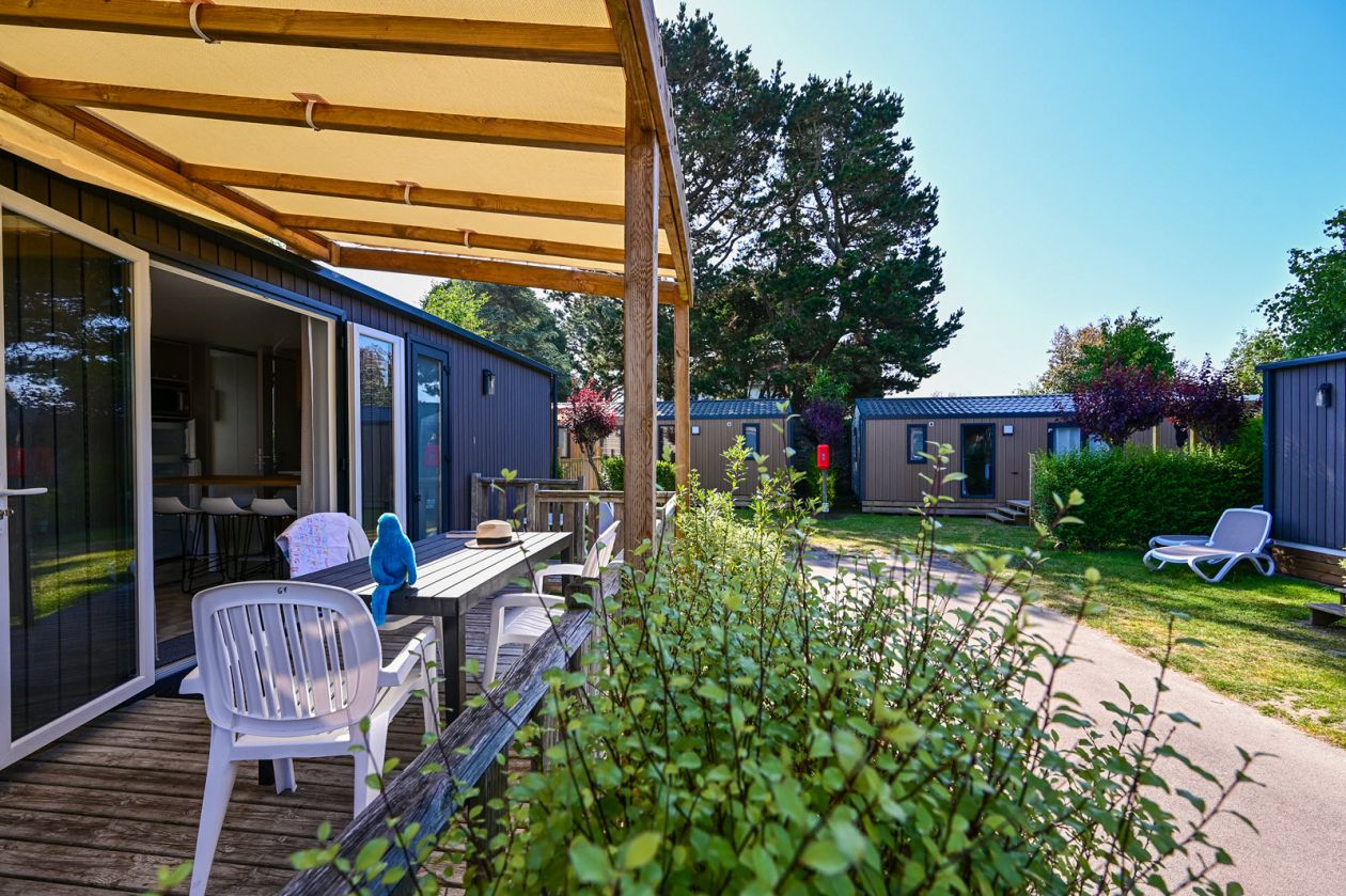 Mobile home 3 bedrooms with covered terrace