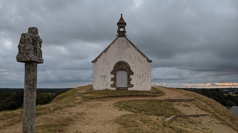 The tumulus Saint Michel | in Carnac | near the camping de la Baie |  Southern Brittany