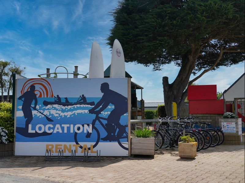 bike rental - camping de la baie