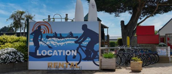 Bike rental, canoes, paddle boards